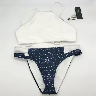 New With Tags Tavik+ White & Blue Bikini - Size XS • $30