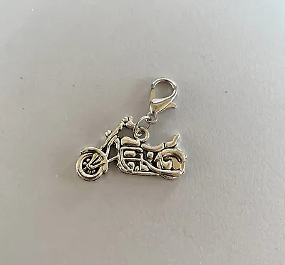 MOTORCYCLE Clip On Charm Lobster Clasp For Jewelry Stitch Marker Zipper Pull • $1.50