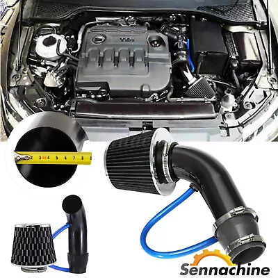 Cold Air Intake Filter Induction Kit Pipe Power Flow Hose System Car Accessories • $25.19