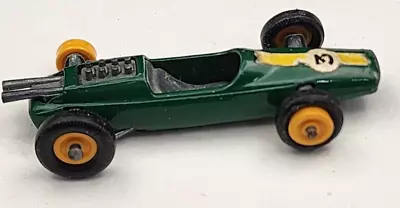 Matchbox Lesney #19 Lotus Racing Car #3 Green Made In England - Missing Tire • $9.99