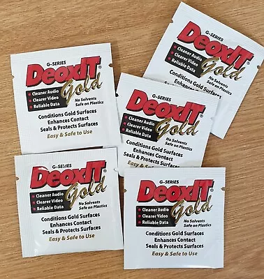 Caig Deoxit Gold G-series Wipes - 5 Pack • £12.95