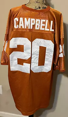 Mitchell Ness Earl Campbell #20 Men's 56 Texas Jersey Stitched College B21 • $50