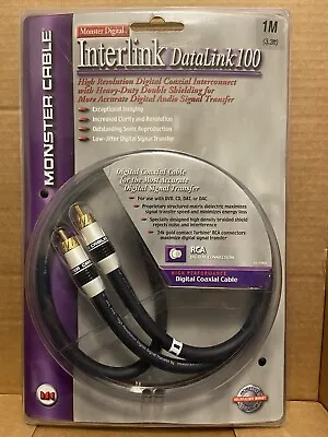 Monster Cable IDL100-1M DataLink Digital Coaxial Cable 1 Meter • $4.99