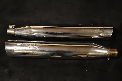 Screamin Eagle Slip On Exhaust Mufflers 17+ Harley Touring FLHT FLHX FLTR M8 • $350