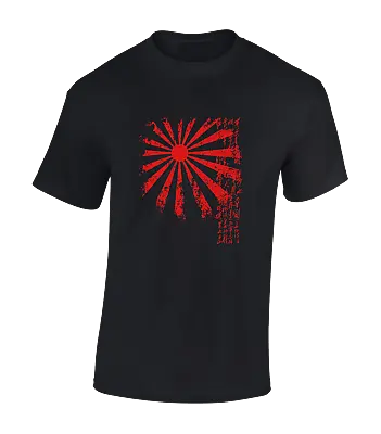 $10.97 • Buy Japan Rising Sun Mens T Shirt Samurai Cool Japanese Design Symbol New Top