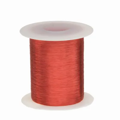 43 AWG Gauge Enameled Copper Magnet Wire 4 Oz 16523' Length 0.0024  155C Red • $16.53