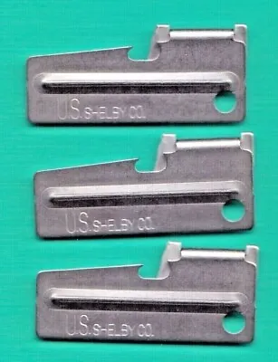 $7.69 FREE SHIP (3) GI P38 Can Openers Shelby US MADE Military Army Marines WW2 • $7.69