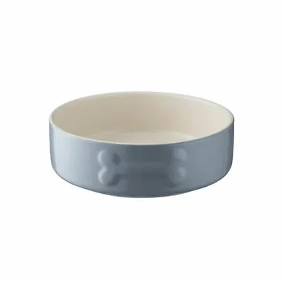 Mason Cash Colour Mix Ceramic Pet Bowl For Dog 15cm - Grey • £9.61