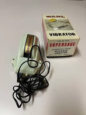 Wahl Vintage Vibrator Supersage 4400 With Box Working Great • $10