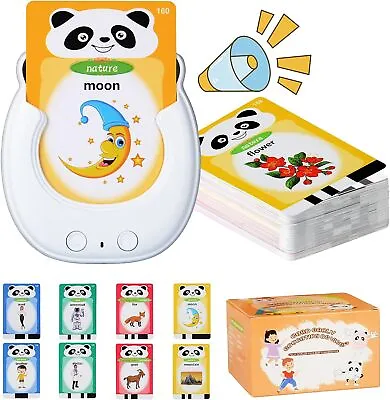 Baby Talking Flash Cards Toddlers Words Learning Toys Preschool Audible Toys UK • £2.89