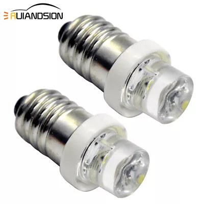 Green Blue Red Yellow White DC 6V 12V E10 1447 Screw LED Mes Screw LED Lamp Bulb • £2.39