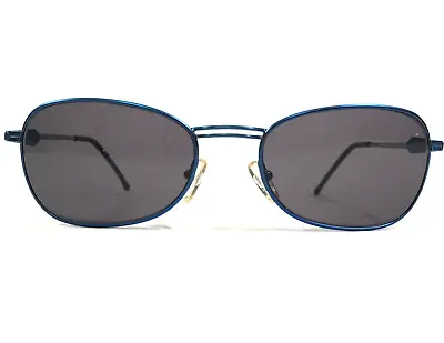 Benetton Formula Sunglasses B.F. 1 005-46S Blue Rectangular Frames W Gray Lenses • $49.99