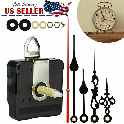 DIY Tool Quartz Wall Clock Movement Mechanism Hand Replacement Motor Repair Kit • $8.59