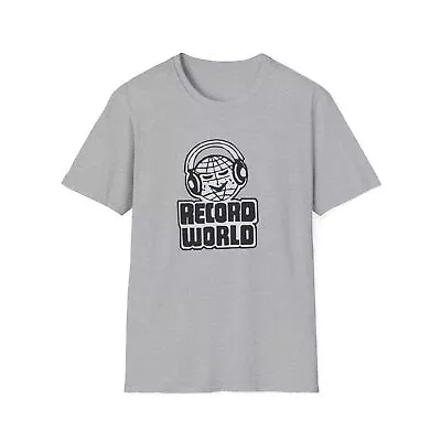 Retro Vintage TSS Record World T Shirt Tee • $20.13