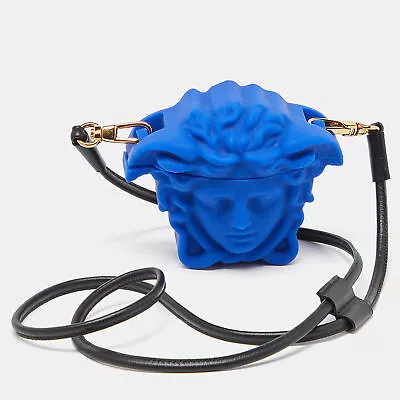 Versace Blue Rubber La Medusa Airpods Case • $152.25