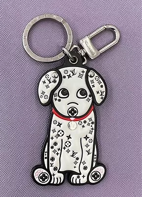 Authentic Louis Vuitton Keychain From Japan Luxury Portocre Dalmata Monogram Dog • $200.65