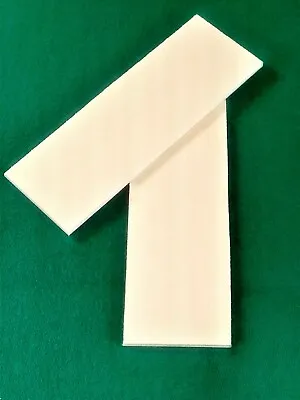 2 Pcs Of 6  X 2  X .250  Ivory Paper Micarta Knife Handle Material 1/4  Scales • $23.49