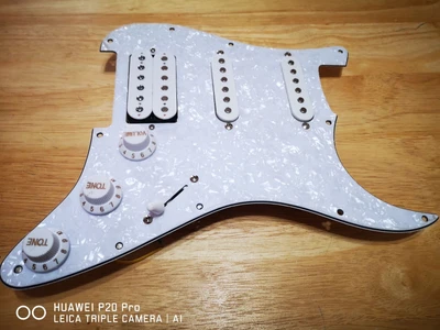 £14.99 • Buy Fully Loaded HSS Strat Style Pickguard, White, New And Unused