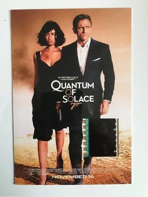 James Bond Quantum Of Solace Mounted Films Cell • £3