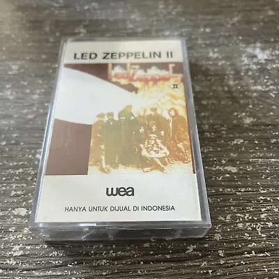 Led Zeppelin Ii Cassette Audio Tape Official Indonesia Press • $20