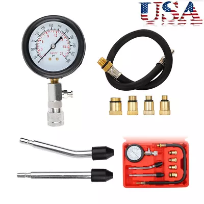 Petrol Engine Cylinder Compression Tester Kit For Automotive Motorcycle Tool Kit • $17.66