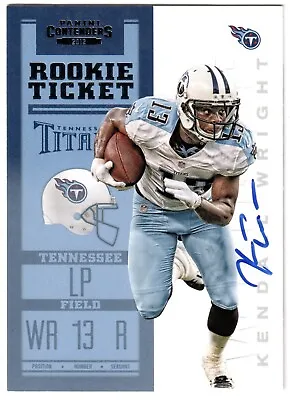 2011 Panini Playoff Contenders Kendall Wright Rookie Ticket Auto Autograph • $2.99