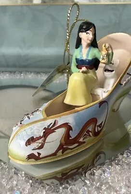 Disney (Bradford Exchange) Once Upon A Slipper Shoe Ornament•Mulan • $23.99