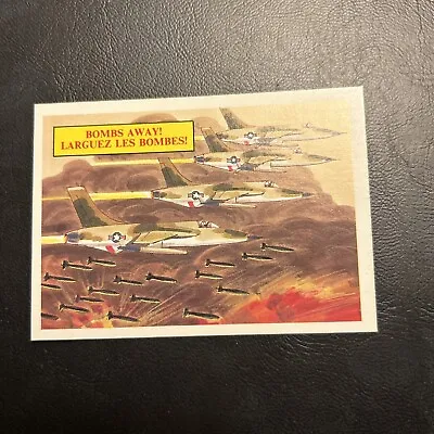 Jb2 Vietnam Fact Cards 1988 #21 Us Air Force Bombs Away March 17 1964 • $2.89
