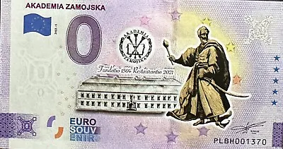 Ticket 0 Euro Akademia Zamojska Poland Colour 2022 Number Various • £13.69