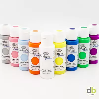 Royal & Langnickel Crafter's Choice Acrylic Paint 59ml 2oz Over 100 Colours • £1.50