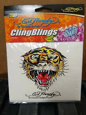 Ed Hardy Cling Bling Tiger Decal Christian Audigier • $4.99