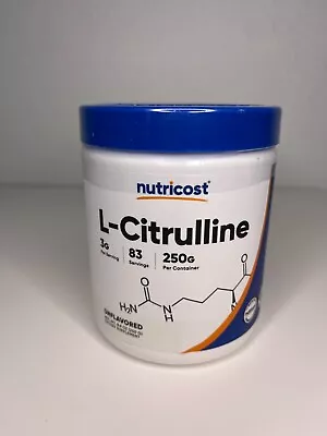 Nutricost L-Citrulline (Base) Powder - (250 Grams) EXP 08/26 • $9.99