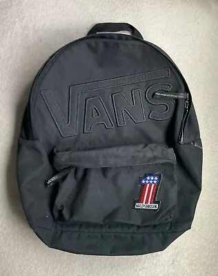 Vans Backpack With Harley Patch  • $14