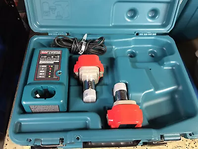 Makita 6261DWPE 9.6v Charger 2 Batteries And A Case • $24