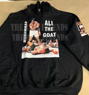 Muhammad Ali Hoodie Boxing Knockout The Greatest Mike Tyson Black History Month • $42