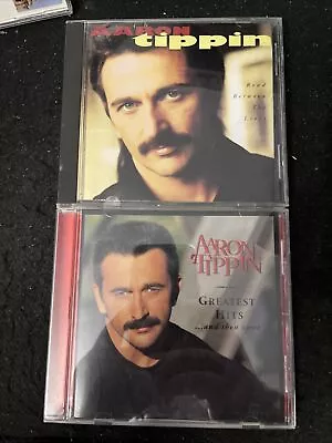 Aaron Tippin CD Lot: Greatest Hits And Then Some & Road Between The Lines • $6.80