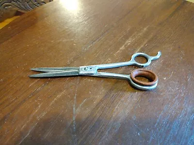 Antique Vintage Ec Lambert Flint Michigan 6.5  Barbers Trimming Shears RARE • $24.95