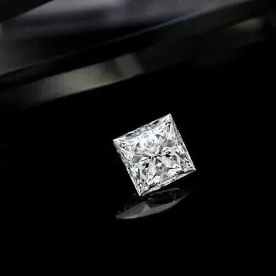 3 Ct CERTIFIED Natural Diamond White Princess Cut D Grade VVS1 +1 Free Gift • $120