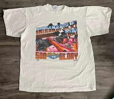 Vintage Indy 500 Shirt Mens 2xl Indianapolis Nascar Aop Graphic Print 1994 • $29.99