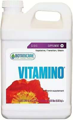 Botanicare Vitamino 2.5 Gallon Bottle B1 Vitamin Supplement Med Flowering Plants • $149.95
