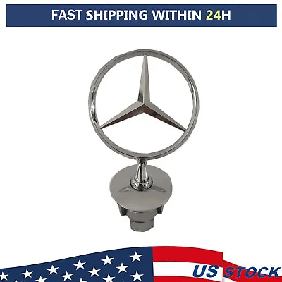 Fit Mercedes-Benz Front 3D Hood Emblem C230 C280 CLK320 E350 E320 E/S500 Silver • $19.99