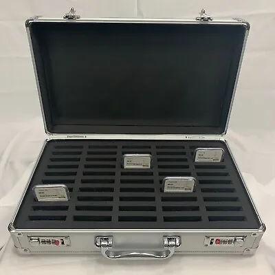 Aluminum Frame Storage Box Case With Lock For 50 Certified Slab Coin Holders C • $43.99