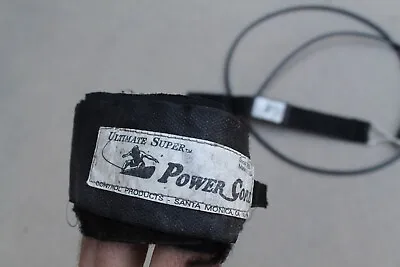 Control Products Power Cord Santa Monica 80s Dogtown 6ft Vintage Surfboard Leash • $95