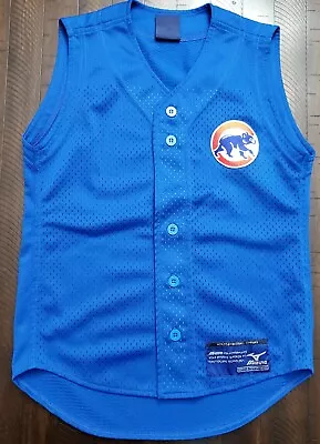 Mizuno Chicago Cubs Jersey Vest Youth Small Blue • $14.40