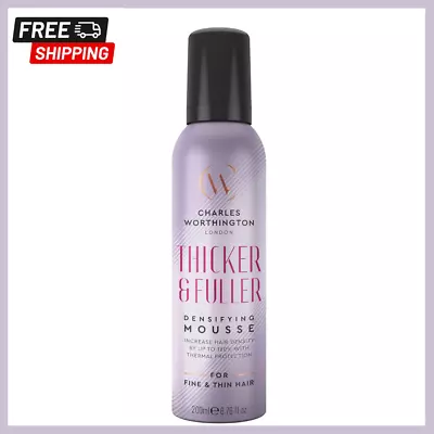 Charles Worthington Thicker And Fuller Densifying Mousse Hair Thickening Mousse • £7.99