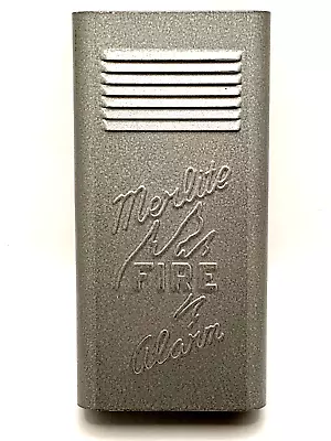 Vtg Merlite Fire Alarm Silver/Gray Color Excellent Condition Nice For Collectors • $14.99