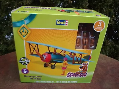 Scooby-Doo Bi Plane Snap-Tite Model Kit By Revell #85-1770 (2017) NIB Ages 6+ • $24.99