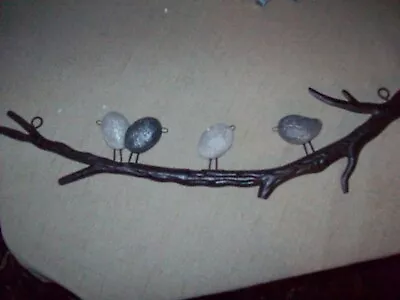 Birds On A Metal Branch Wall Art • $20