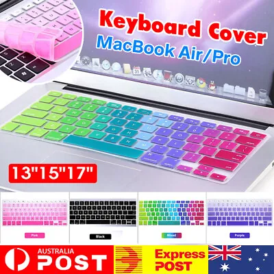 Keyboard Soft Case Cover Protector For Apple MacBook Air Pro 13 15 17 Inch AU • $6.18