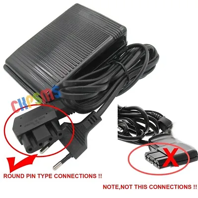 220V FOOT CONTROL PEDAL+ CORD FOR Bernina 830831800810811817ROUND TYPE • $49.49